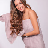 Furbo 100% Bamboo Bath Towel Ultra Absorbent, Soft Feel, Quick Drying & Antibacterial, 600 GSM, 138 cm x 75 cm (Grape Pink)
