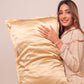 Mulberry Silk Pillow Cover - Champagne Gold