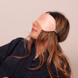 Mulberry Silk Eye Sleeping Mask For Deep Sleep - Blush Pink
