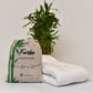 Furbo 100% Bamboo Bath Towel Ultra Absorbent, Soft Feel, Quick Drying & Antibacterial, 600 GSM, 138 cm x 75 cm (Moon White)