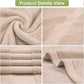 Furbo 100% Bamboo Hand Towel Ultra Absorbent, Soft Feel, Quick Drying & Antibacterial, 600 GSM, 60 cm x 40 cm (Sand Biege)