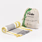 Furbo 100% Bamboo Turkish Towel Super Absorbent, Soft & Antibacterial, 220 GSM, 150 cm x 75 cm (Yellow)